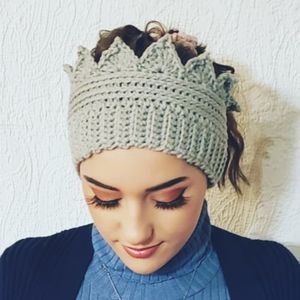 Handmade Crown Earwarmers Earmuffs Headband